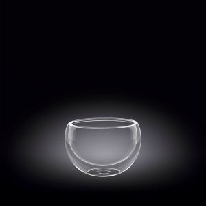 Соусник 80 мл. d=55 мм. с дв. стенками Thermo Glass Wilmax /6/216/