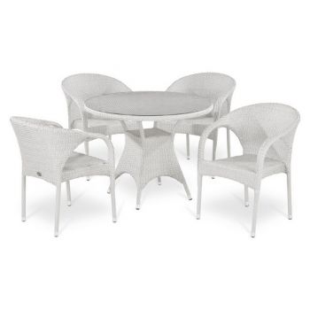 Комплект мебели из иск. ротанга T220CW-Y290W-W2 White (4+1)