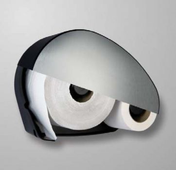 Диспенсер для туалетной бумаги в рулонах MERIDA MERCURY mini (черный)
