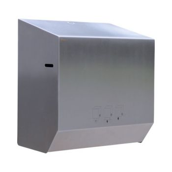 Диспенсер для бумажных полотенец в рулонах металлический автомат MERIDA STELLA MAXI (матовый)