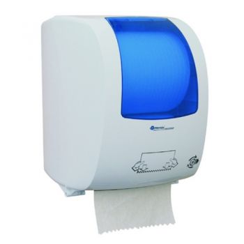 Автоматический держатель бумажных полотенец в рулонах MERIDA TOP MAXI (синий)