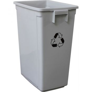 Корзина для сортировки отходов (60 л.), пластиковая, без крышки