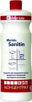 MERIDA SANITIN кислотное средство для текущей уборки санитарных комнат - концентрат (1л.)