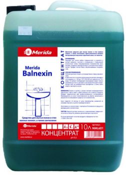 MERIDA BALNEXIN щелочное средство для уборки ванных комнат, душевых, бассейнов - концентрат (10л)