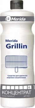 MERIDA GRILLIN средство для очисти печей, грилей и пароконвектоматов от нагара - концентрат (1л.)