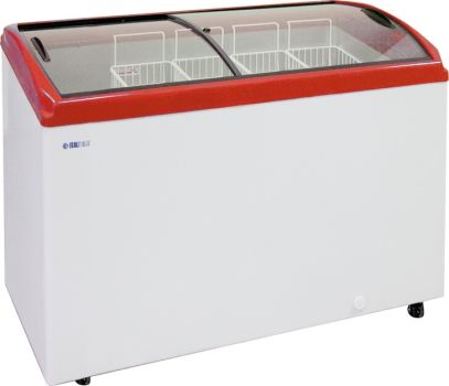 Ларь морозильный ITALFROST CF 300C красный