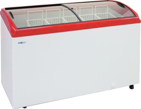Ларь морозильный ITALFROST CF 500C красный