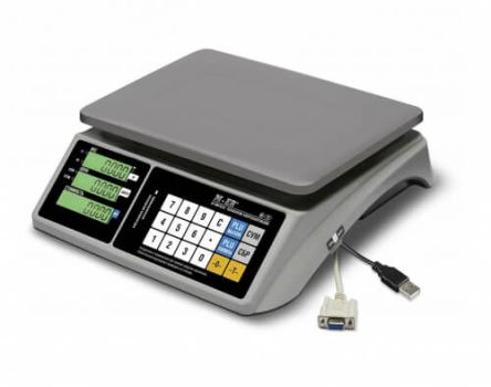 ВЕСЫ торговые Mertech 328 AC-32.5 TOUCH-M LCD RS232 и USB