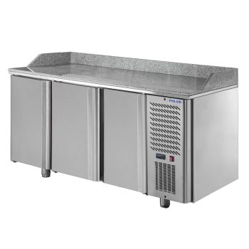 Стол охлаждаемый для пиццы POLAIR TM3GNpizza-G с гранитной столешницей