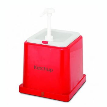 Емкость для соуса "Кетчуп" диспенсер 2000 мл. красная KAPP [81249934]