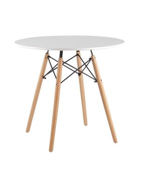 Стол обеденный «Eames D-800 мм, 4 ножки NEW» нераздвижной