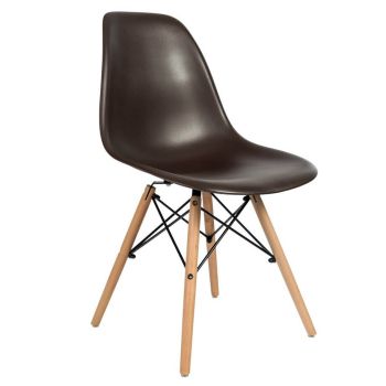 Стул пластиковый «Eames» с жестким сиденьем (собранный каркас, продажа поштучно)
