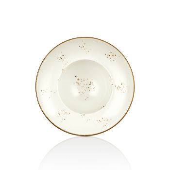 Тарелка глубокая  "Elegance" 26см.650мл. фарфор By Bone