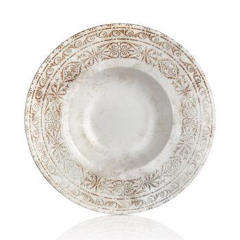 Тарелка глубокая d=27 см,500 мл,фарфор,серия "ANTICO" By Bone