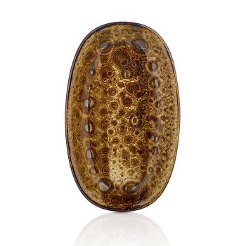 Блюдо овальное 29 см фарфор,серия "Cowry Yellow", By Bone