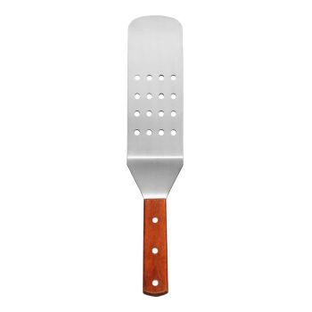 Лопатка перфорированная 20 см,деревянная ручка  P.L. Proff Cuisine