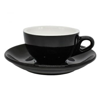 Кофейная пара "Barista" 70 мл.черная.фарфор. P.L.