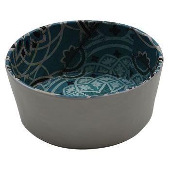 Салатник меламиновый 14*6.2 см  Damask Blue    P.L.