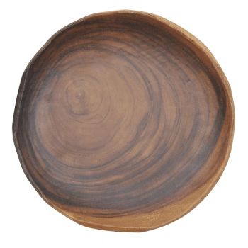 Блюдо поднос меламиновый d=19.4см  h=2 см    P.L. Аfrican wood 2
