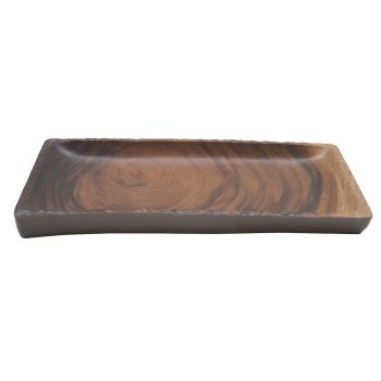 Блюдо поднос меламиновый 45.7*22.9*3.8см  P.L.African Wood